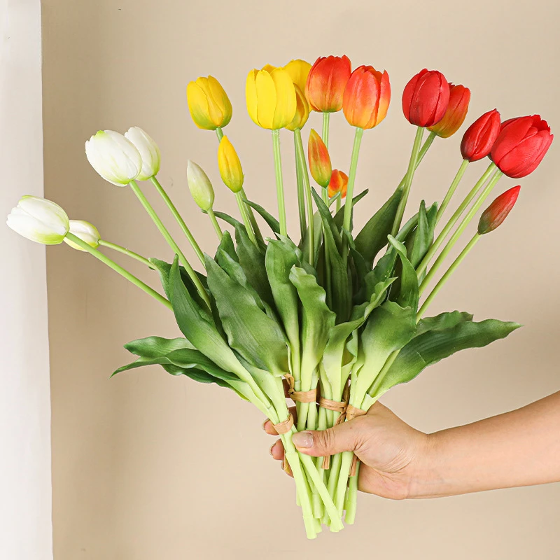 Home Decor Tulip - 5 Head Artificial Tulips Wedding Home