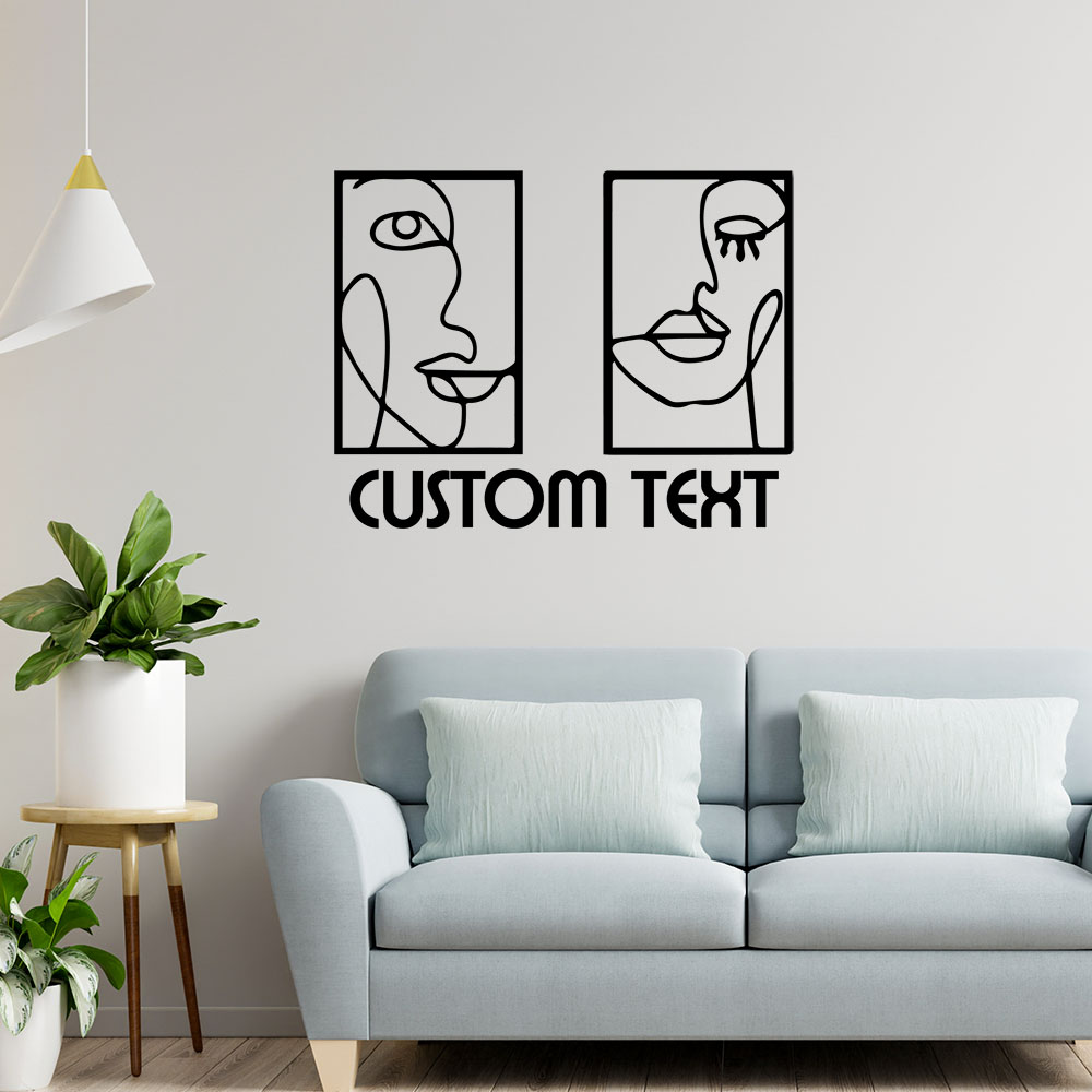 Home Decor Wallpaper - 1PC Romantic Abstract School Custom Text