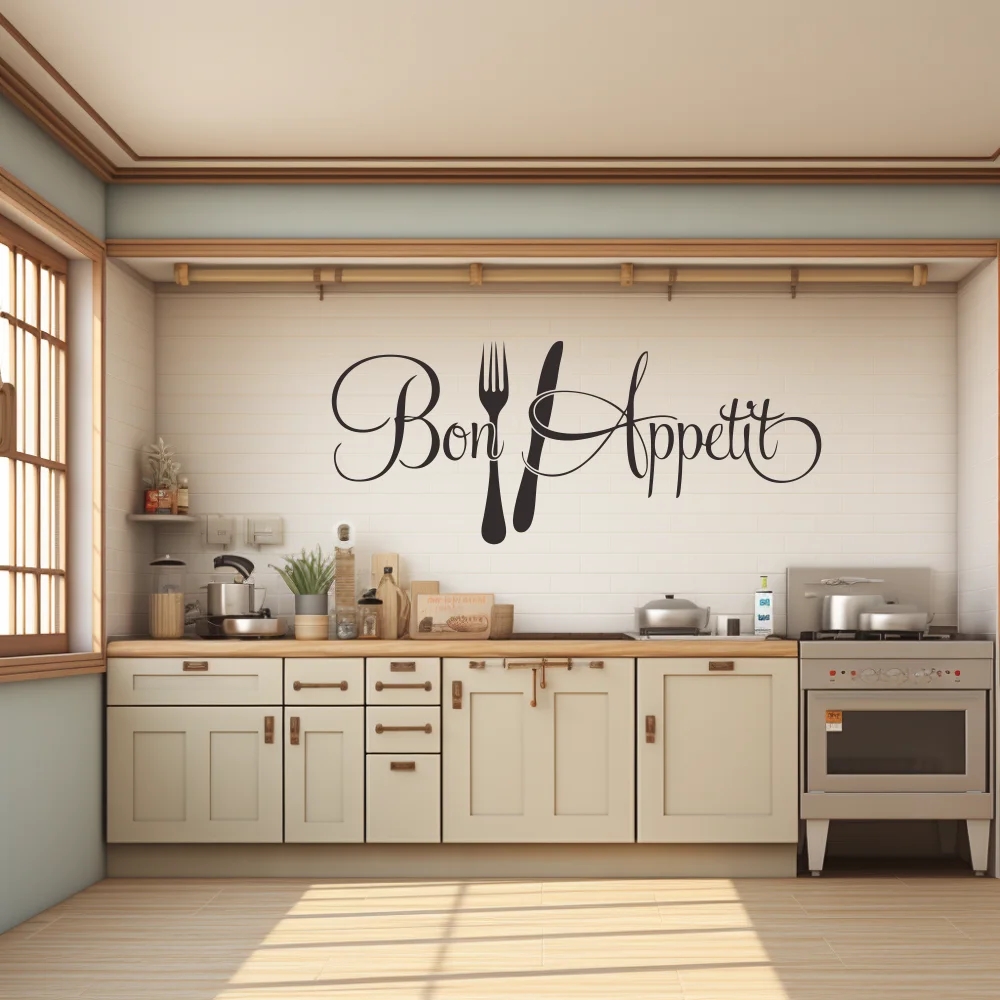 Home Decor App - 1 pc Bon Appétit with Fork