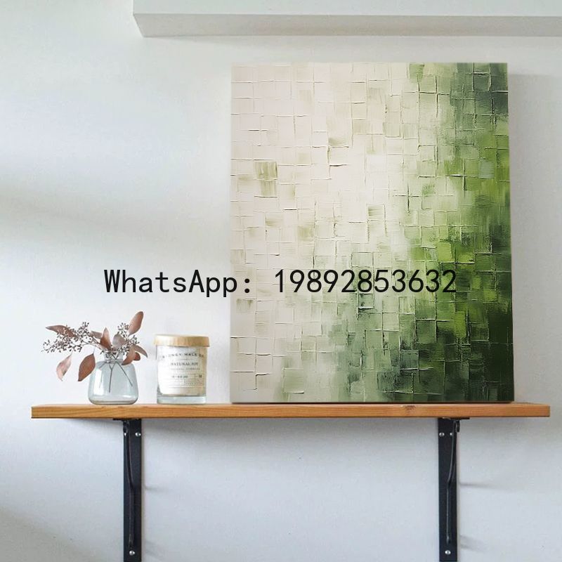 Abstract Oil Painting - GH Hand-painted Oil Painting, Simple Abstract