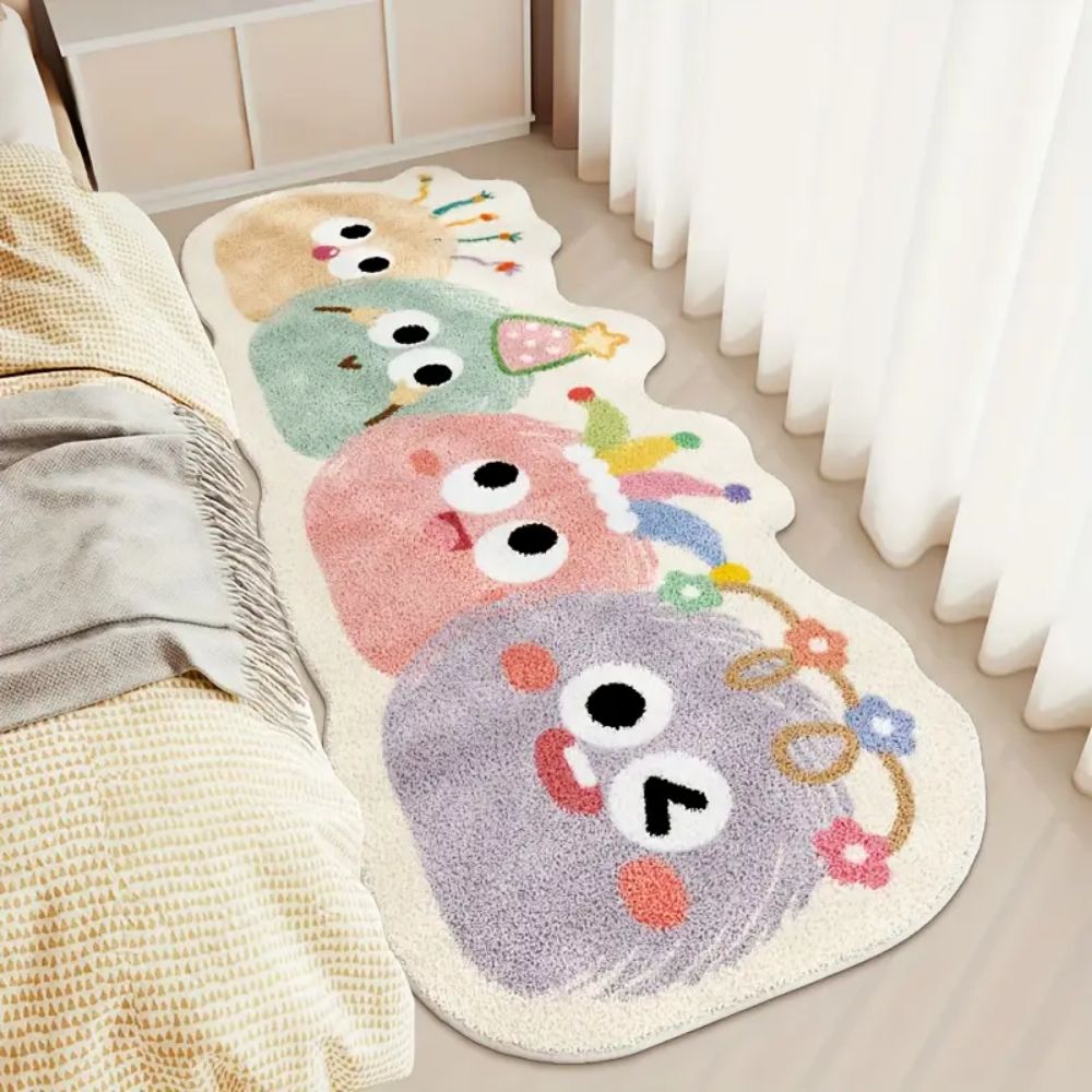 Home Decor Dopamine - VIKAMA Cartoon Dopamine Long Carpet, Irregular