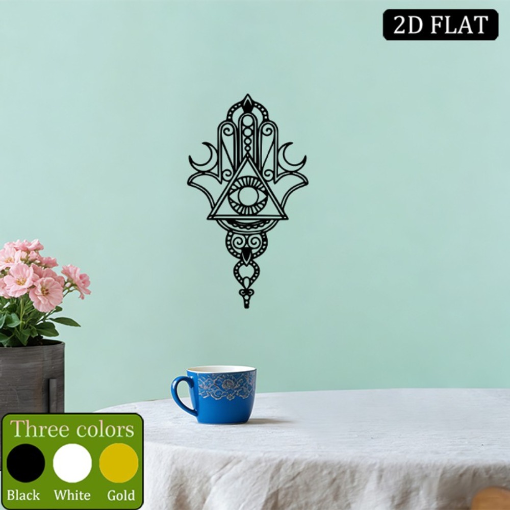 Home Decor Wall Art - CIFBUY Iron Wall Art Hamsa Evil
