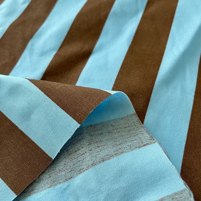 Home Decor Dopamine - Color Block Stripes Fabric Dopamine Dress