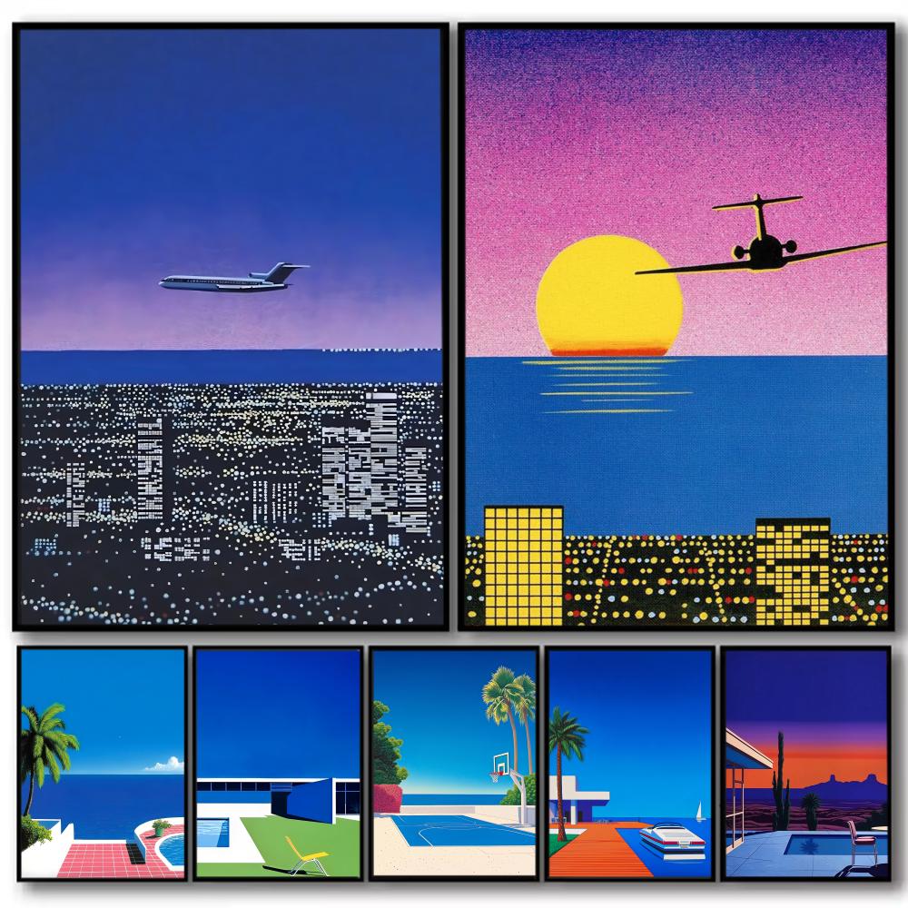 Abstract Oil Painting - 1pc frameless H-hiroshi Nagai Artwork Painting