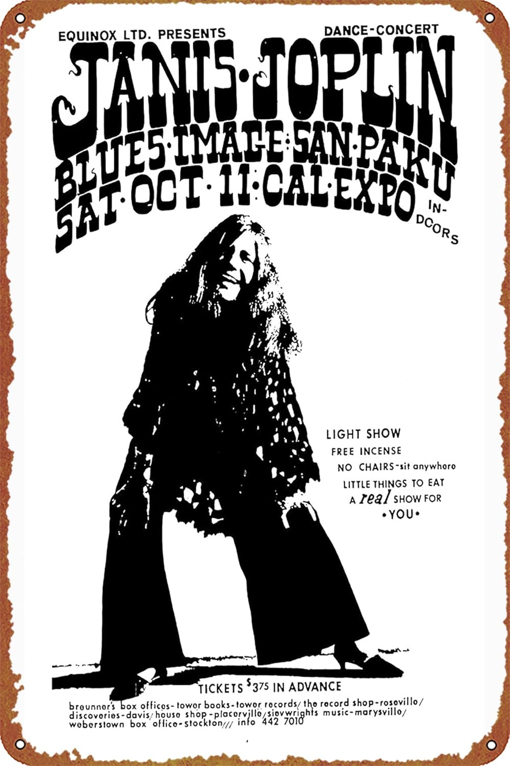 Home Decor Expo - 1969 Janis Joplin at Cal Expo