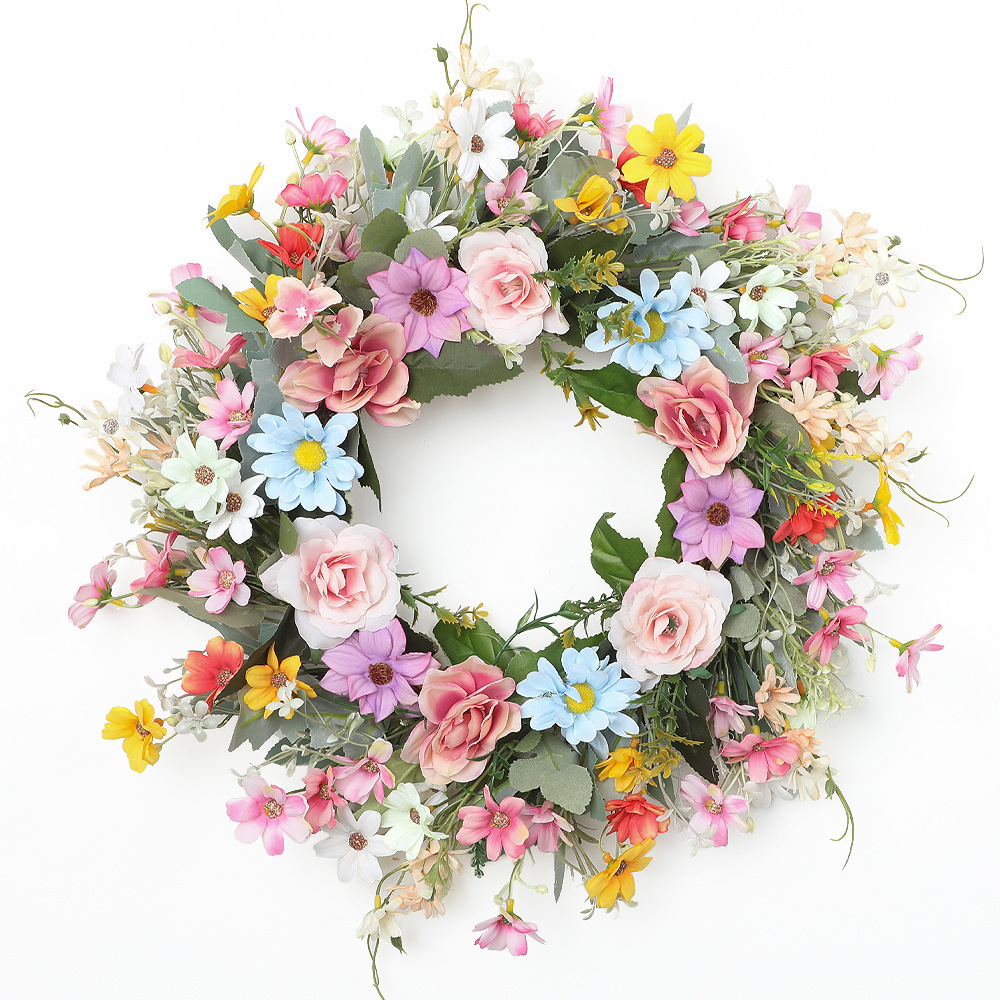 Home Decor Tulip - YeeNanee Vibrant Wild Flowers Spring Wreaths