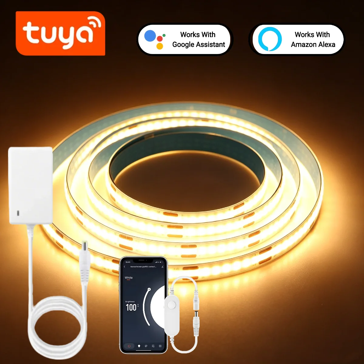 Home Decor App - Tuya Smart COB LED Strip Light,