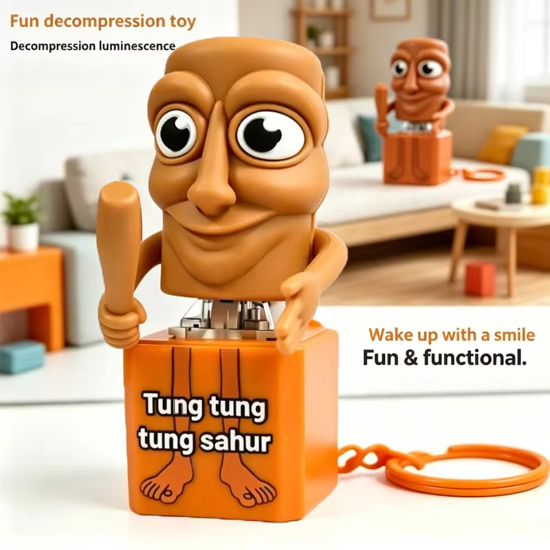 Home Decor Solution - New Tung Tung Tung Sahur Keychain