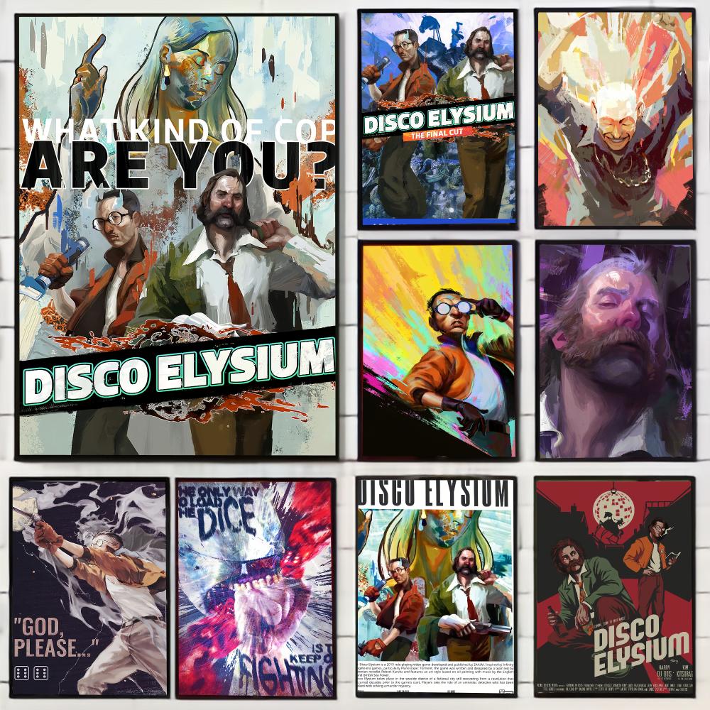 Home Decor Za - del juego Disco Elysium ZA Painting