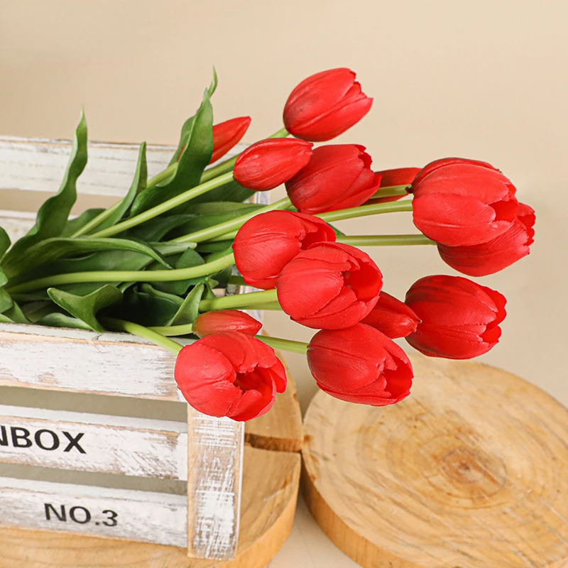 5 Head Artificial Tulips Weddi - Home Decor Tulip review and price