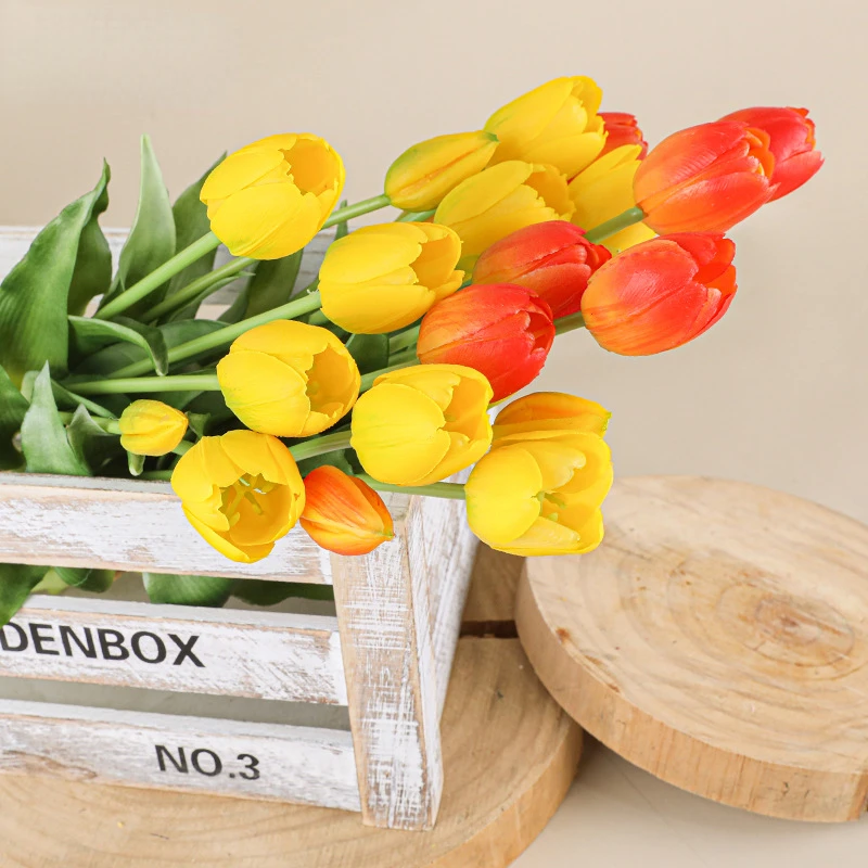 5 Head Artificial Tulips Weddi - Home Decor Tulip review and price