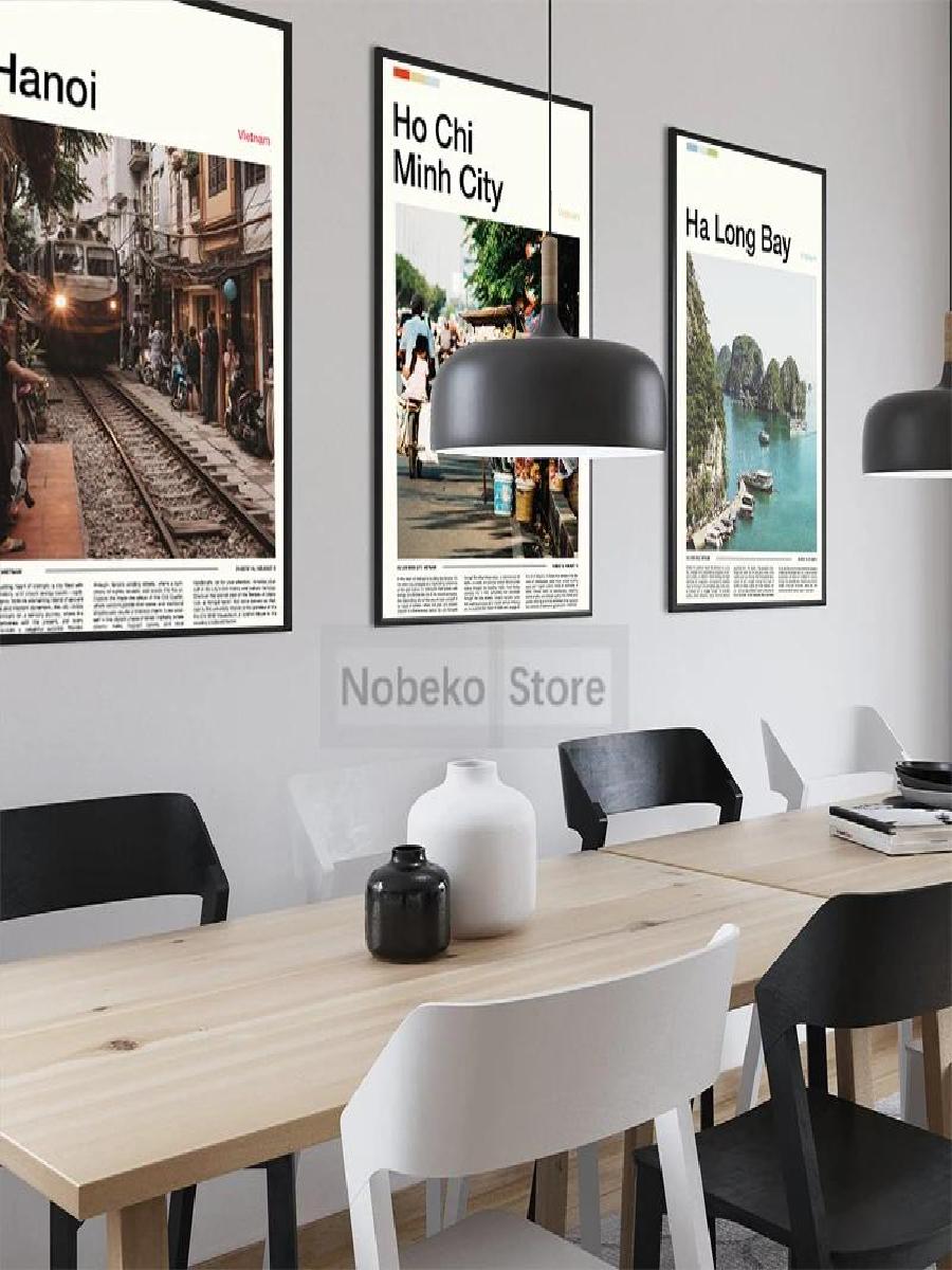 Vietnam Travel Posters Canvas  - Home Decor Vietnam review and price