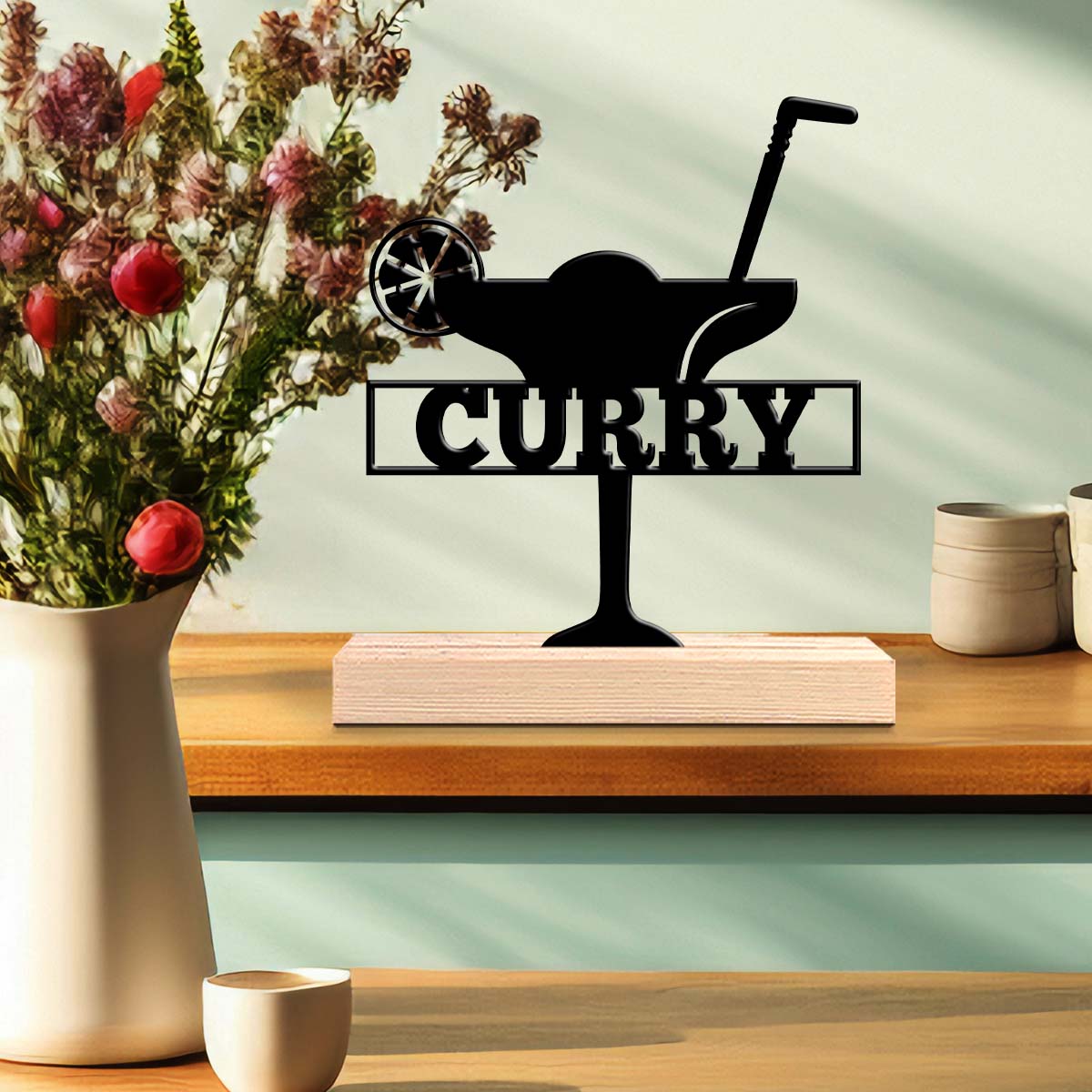 1pc Personalized Iron Desktop  - Home Decor Names review and price