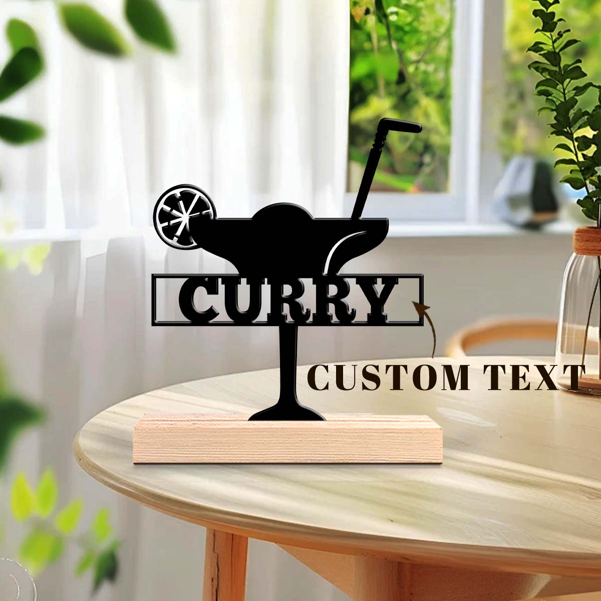 1pc Personalized Iron Desktop  - Home Decor Names review and price