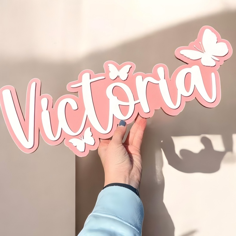 1Pc Custom Cartoon Butterfly N - Home Decor Names review and price