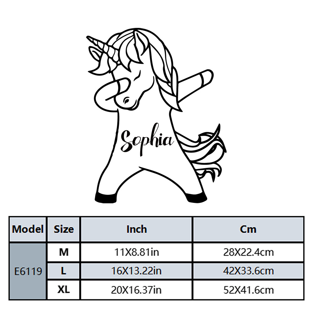 1PC Diy Unicorn Customized Nam - Home Decor Wallpaper review and price