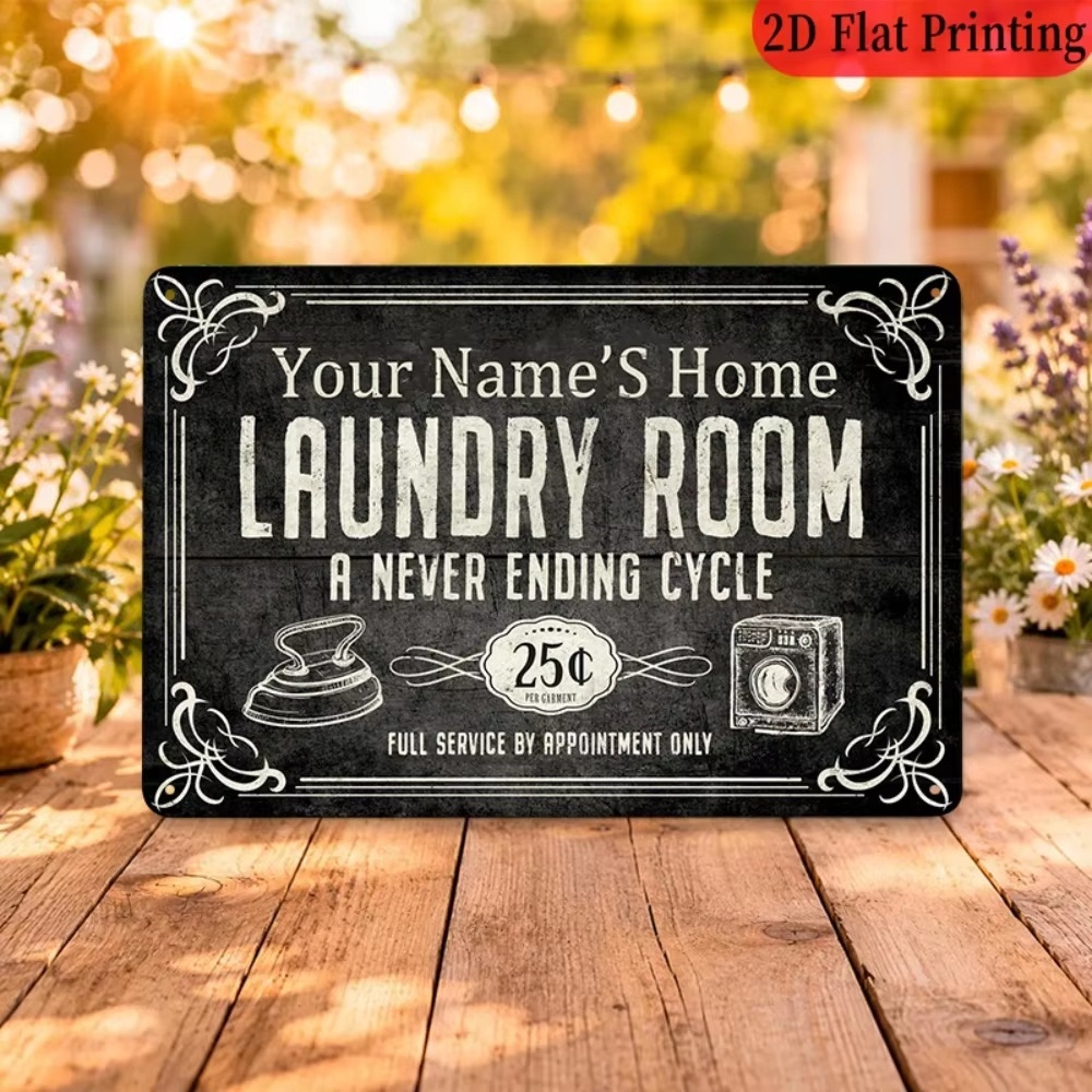 Custom Name Laundry Sign, Endl - Home Decor Names review and price