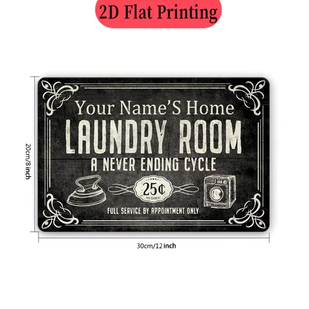 Custom Name Laundry Sign, Endl - Home Decor Names review and price