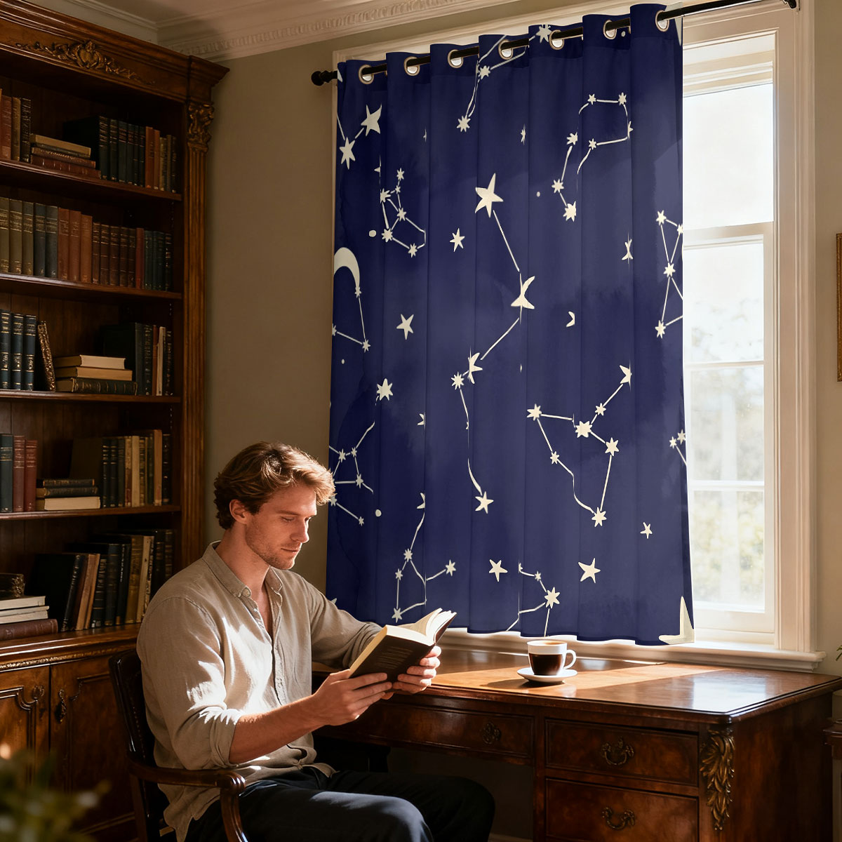 1pc Retro Rose Floral Single L - Home Decor Curtain review and price