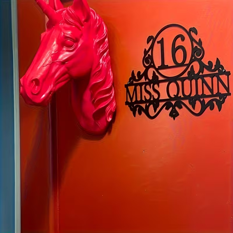 Custom Metal House Number & St - Home Decor Names review and price