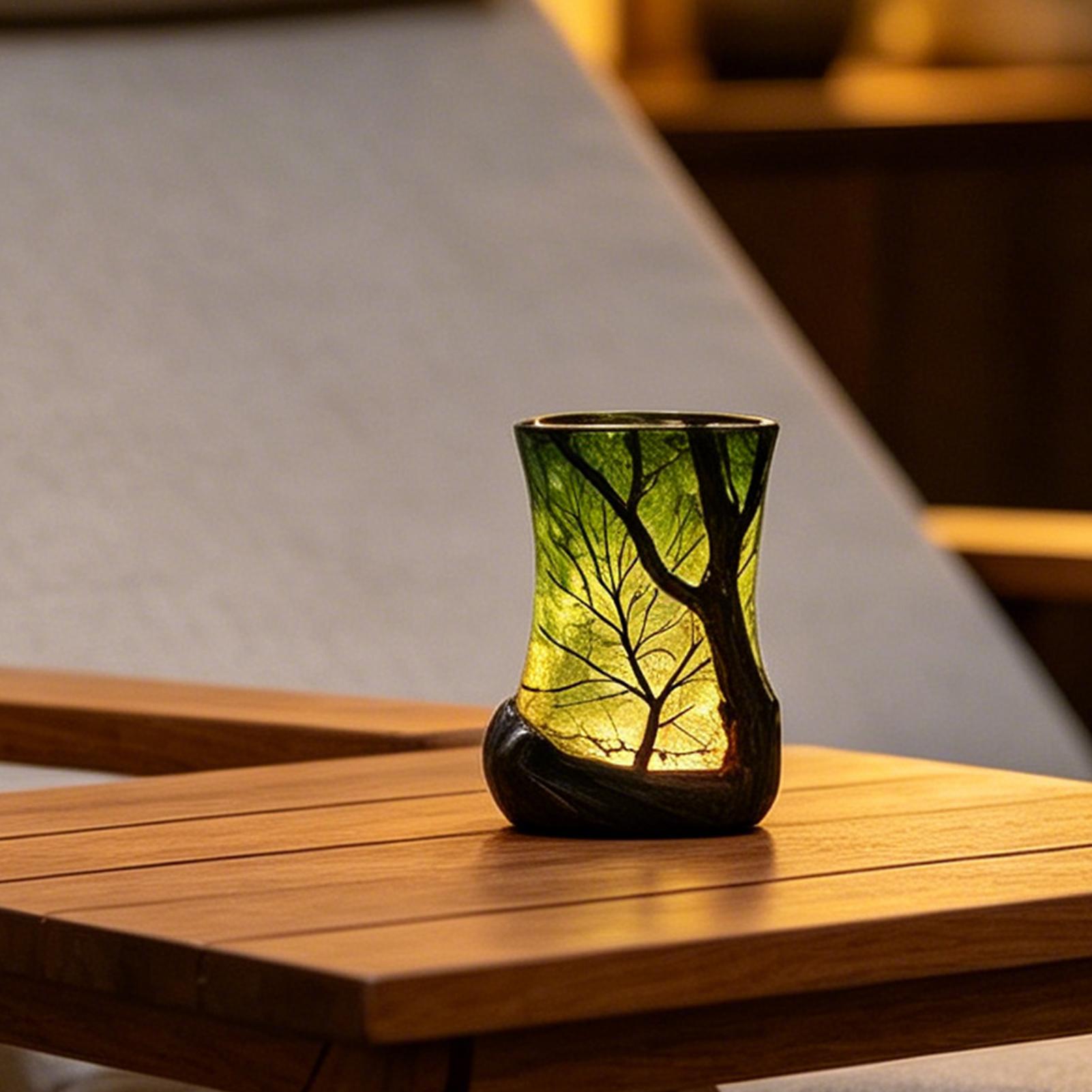 Bedside Table Lamp Forest Nigh - Home Decor Com review and price