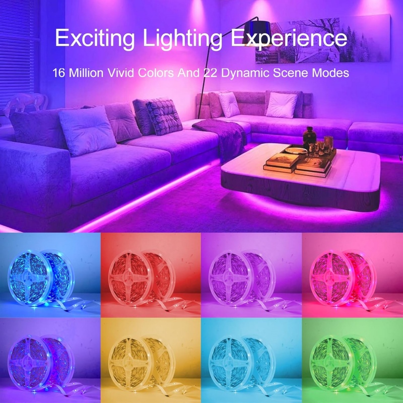 1-20m RGB LED Strip Lights 5V  - Home Decor App review and price
