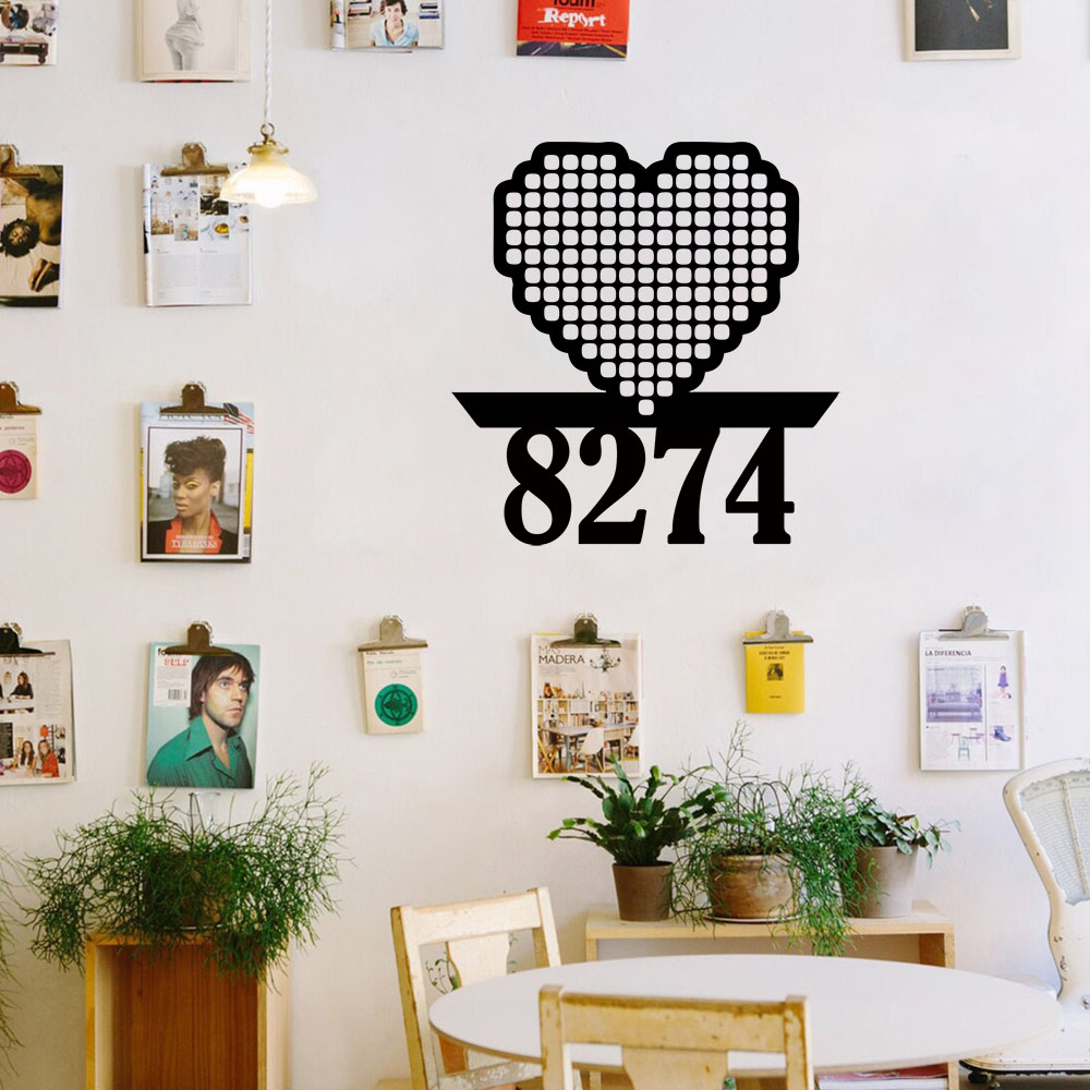1PC Cool Love Customizable Nam - Home Decor Wallpaper review and price