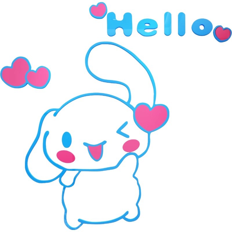 Sanrio Cinnamoroll 3D Acrylic  - Home Decor Wallpaper review and price