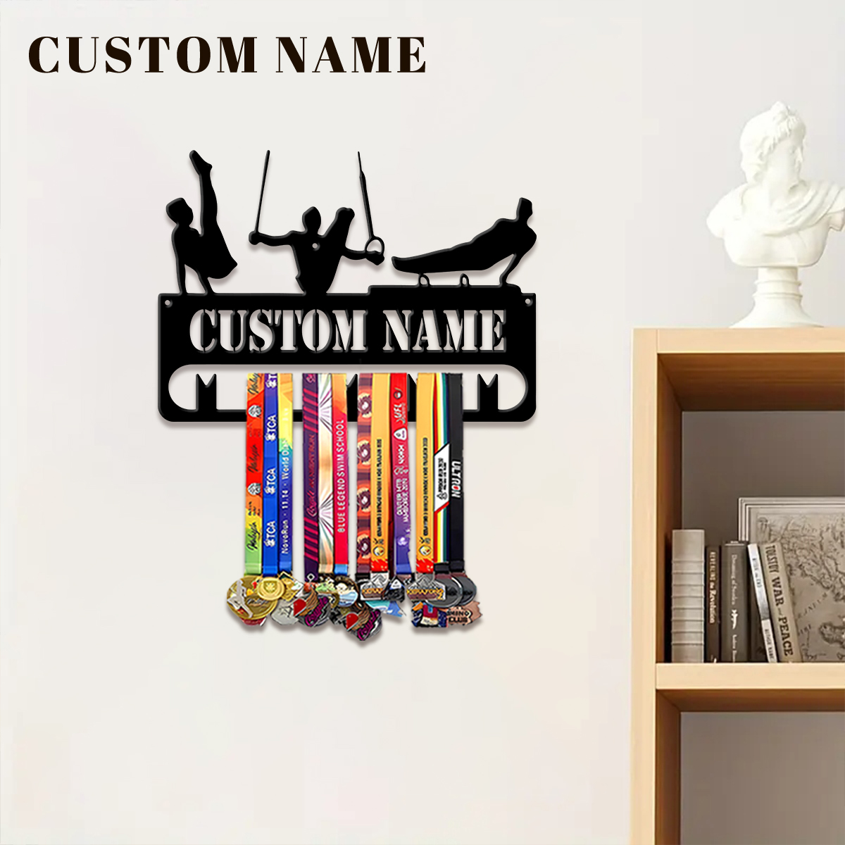 1pc Custom Fitness Metal Medal - Home Decor Happy review and price