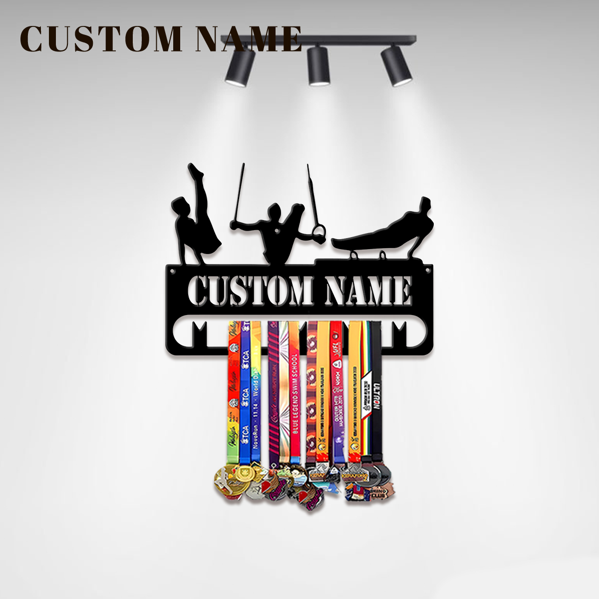 1pc Custom Fitness Metal Medal - Home Decor Happy review and price