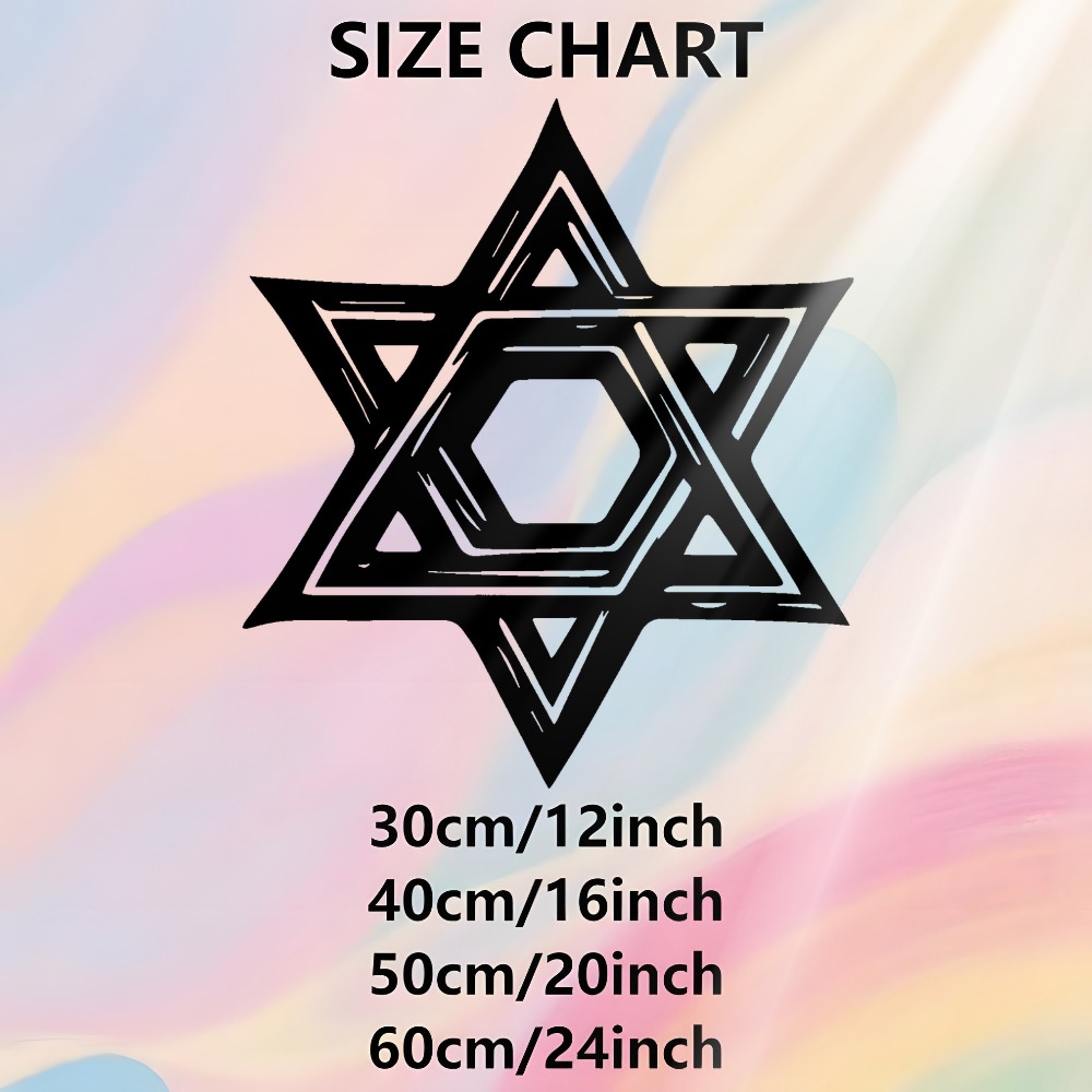 CIFBUY Iron Wall Art Star of D - Home Decor Wall Art review and price
