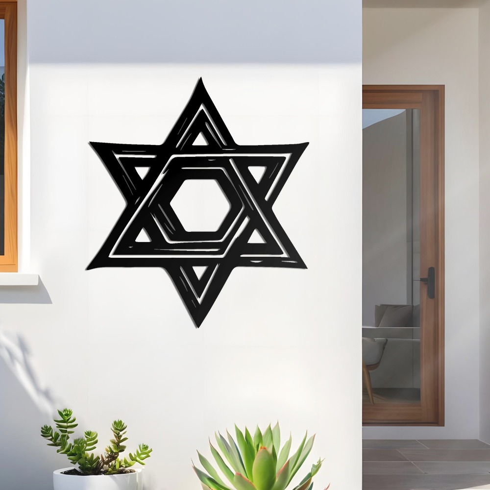 CIFBUY Iron Wall Art Star of D - Home Decor Wall Art review and price