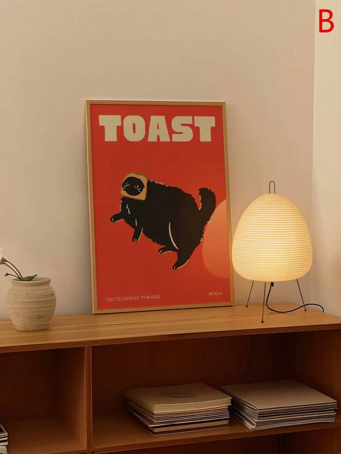 Cat Eating Japanese Ramen Sush - Home Decor Vietnam review and price