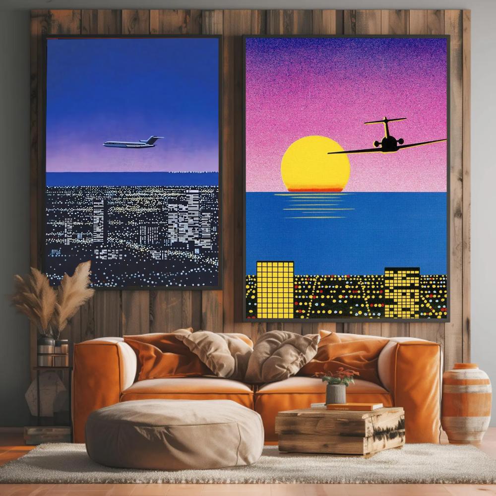1pc frameless H-hiroshi Nagai  - Abstract Oil Painting review and price