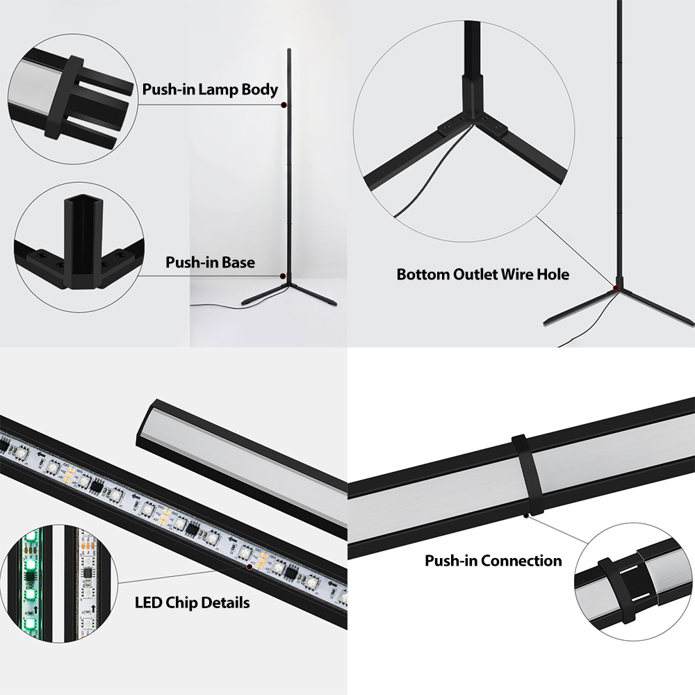 Tuya RGBIC LED Floor Lamp 180C - Home Decor App review and price