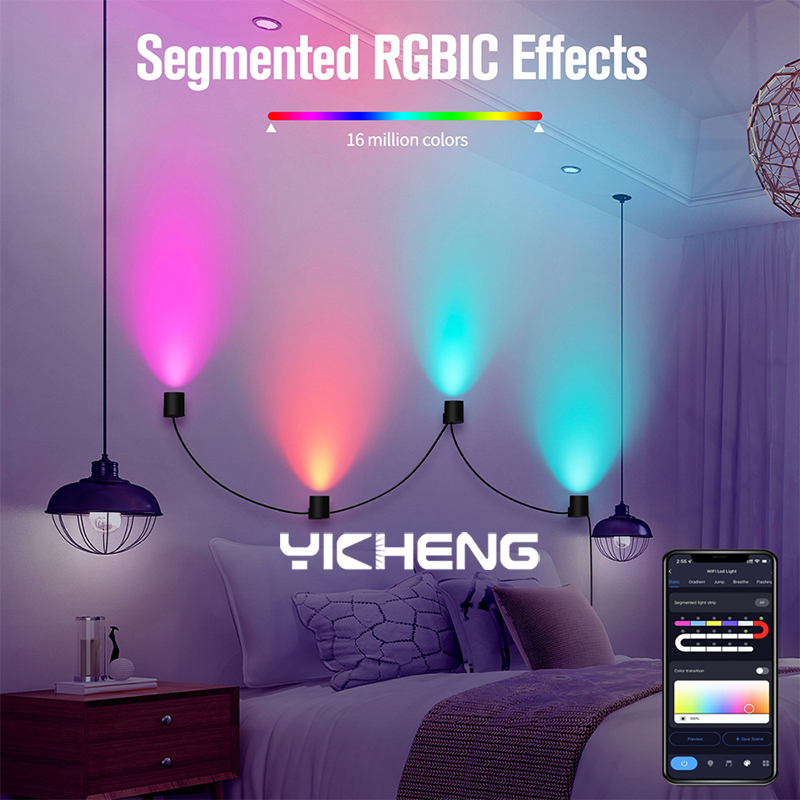 RGBIC Smart Wall Lamp TUYA APP - Home Decor App review and price