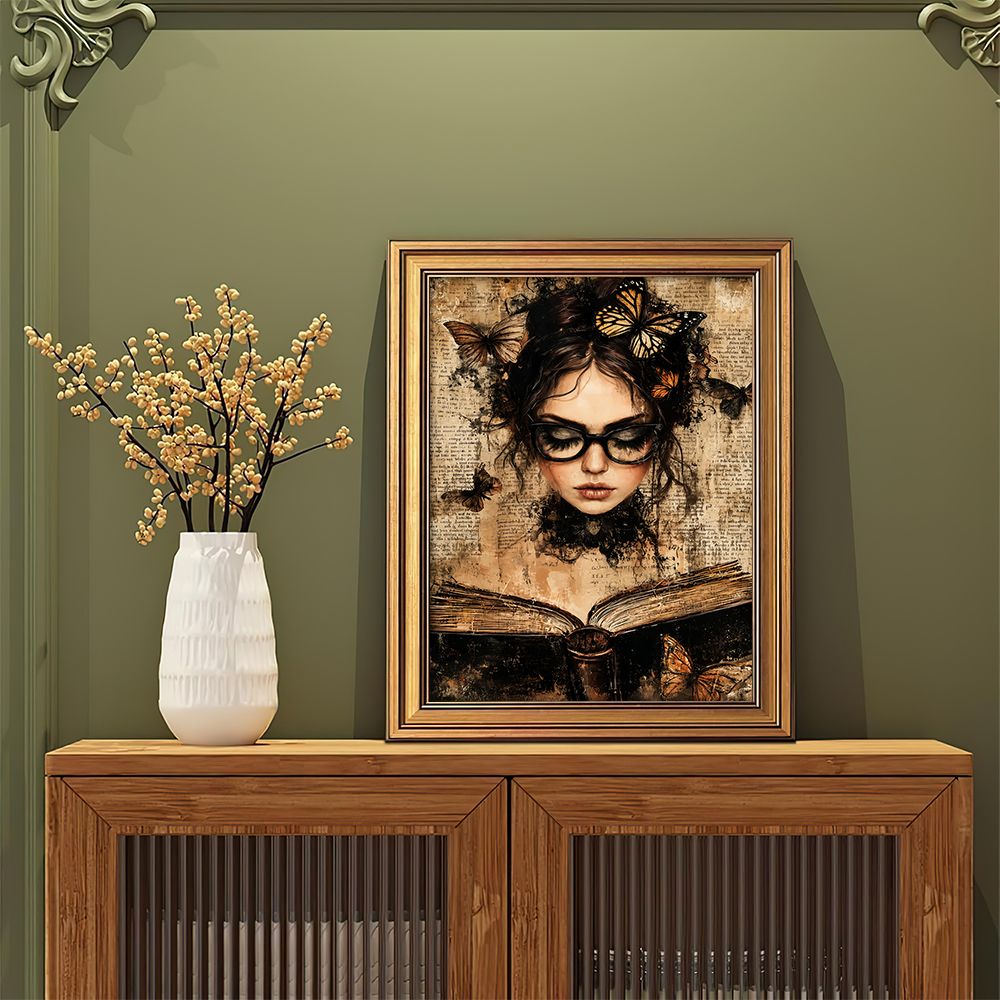 Dark Academia Retro Wall Decor - Abstract Oil Painting review and price