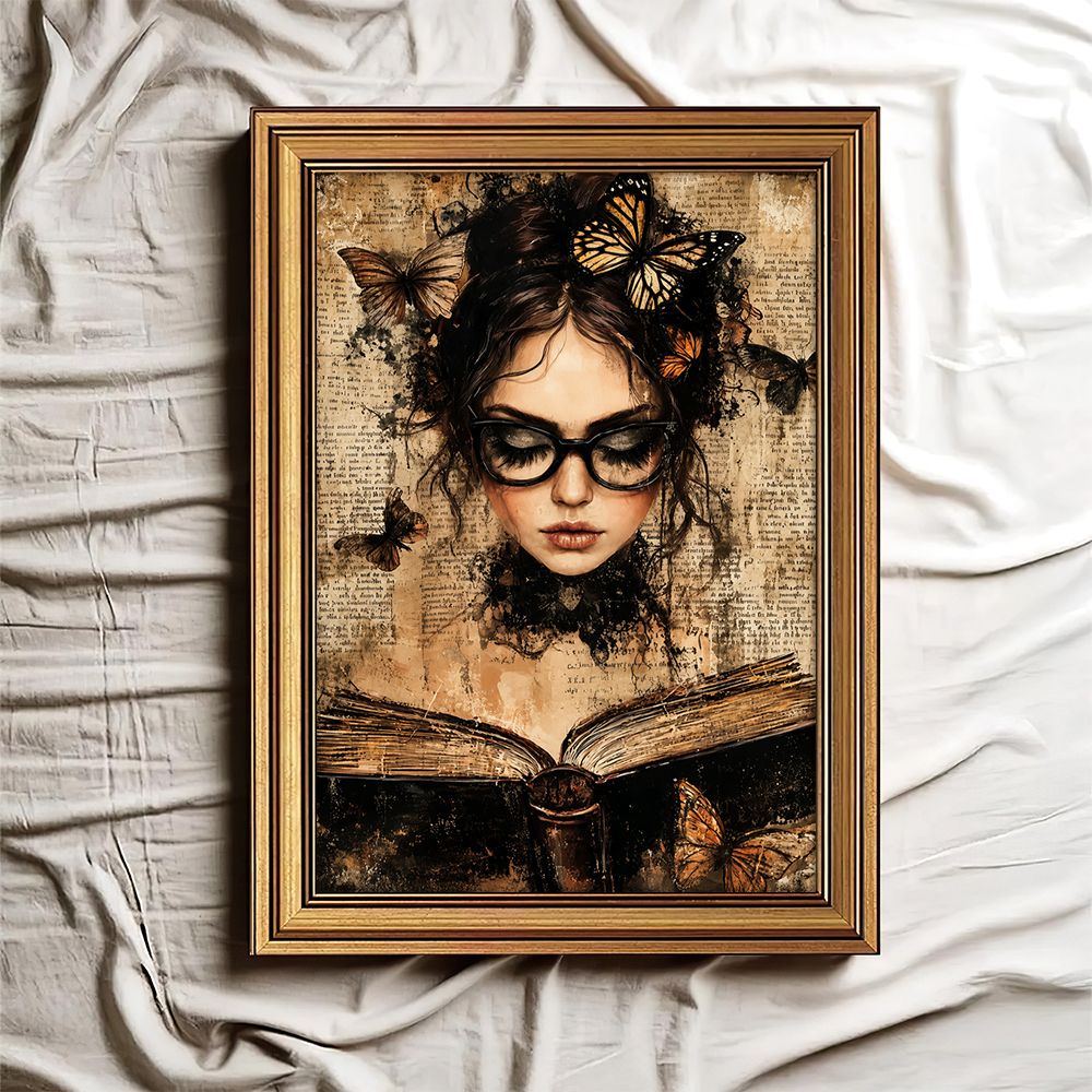 Dark Academia Retro Wall Decor - Abstract Oil Painting review and price