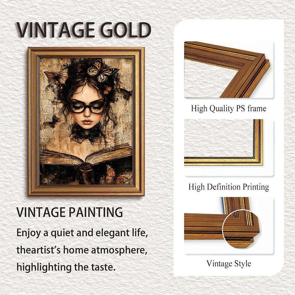 Dark Academia Retro Wall Decor - Abstract Oil Painting review and price