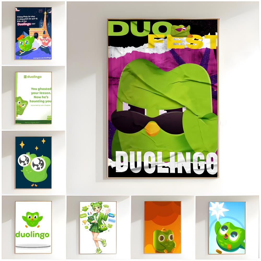 cute app d-duolingo Poster Cla - Home Decor App review and price