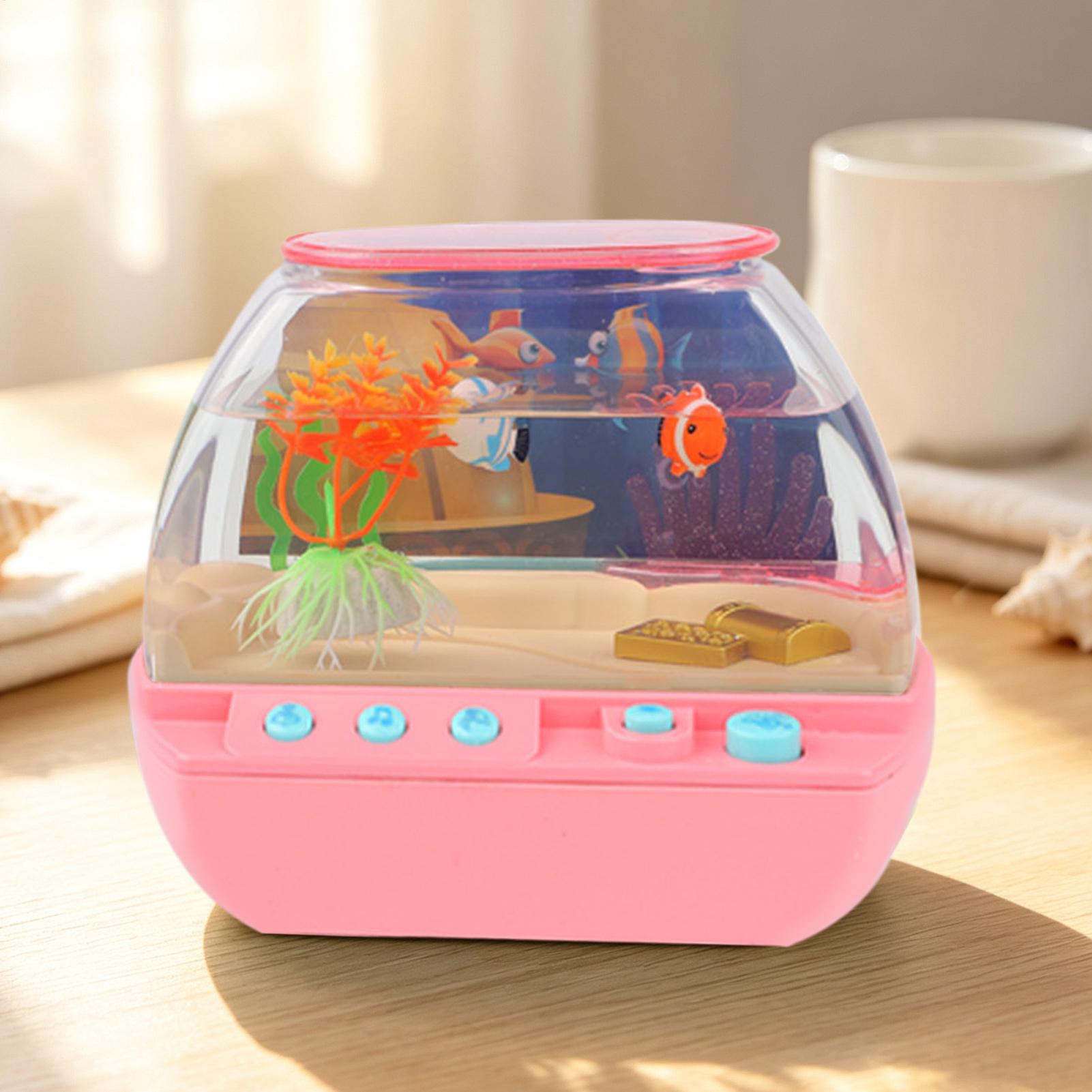 Toy Fish Tank Home Decoration  - Home Decor Lighting review and price