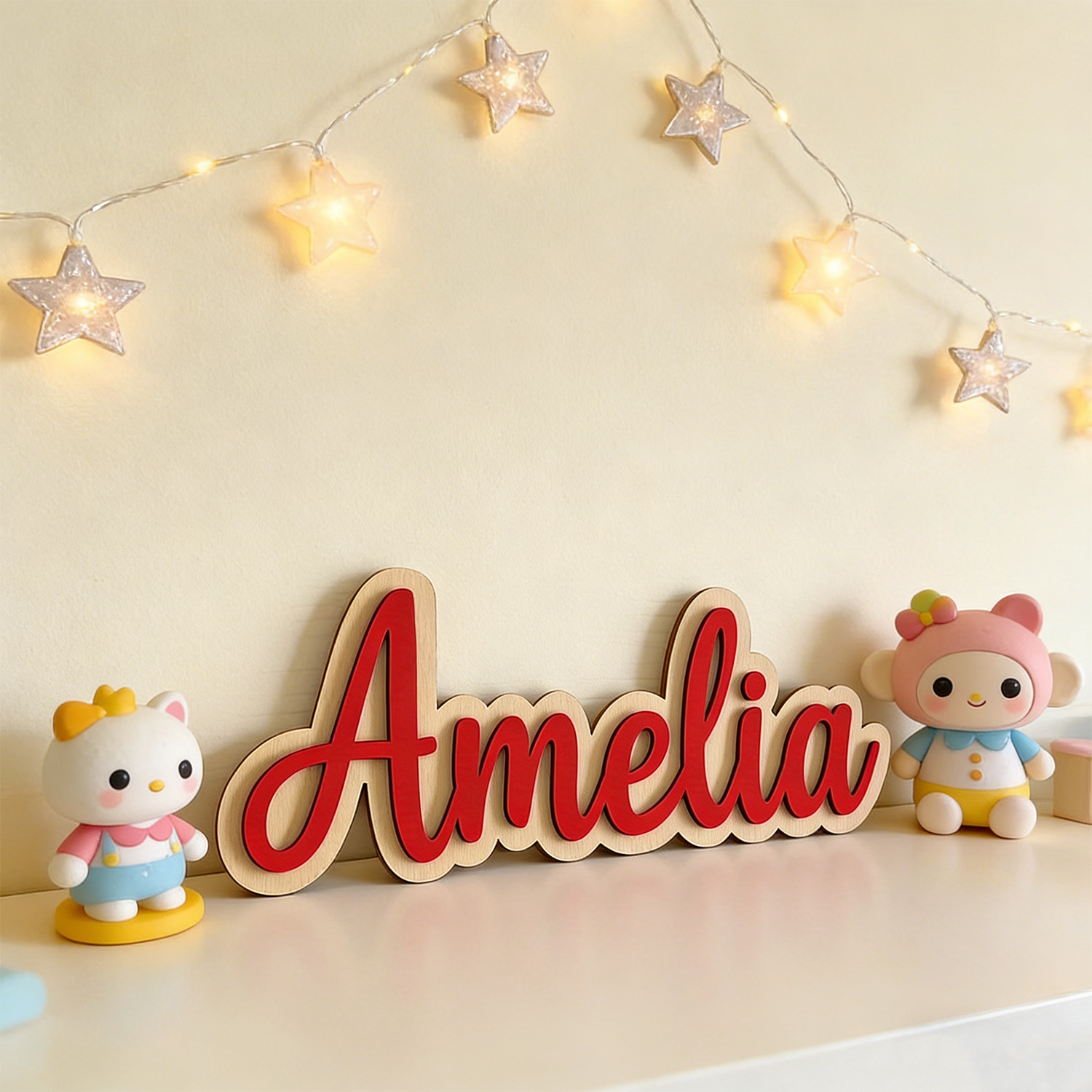 1pc Customized Double-layer Wo - Home Decor Names review and price