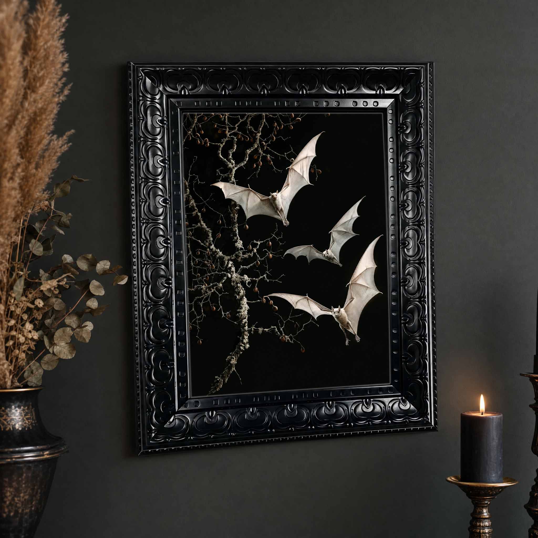Halloween Wall Art Gothic Dark - Abstract Oil Painting review and price