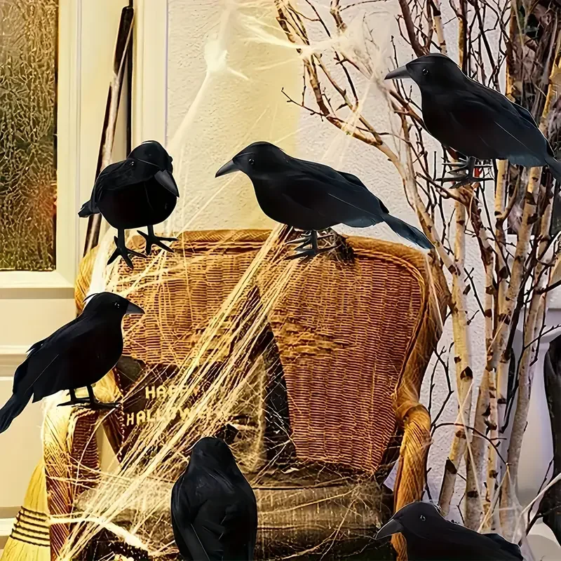 1PC Black Crow Halloween Decor - Home Decor Com review and price