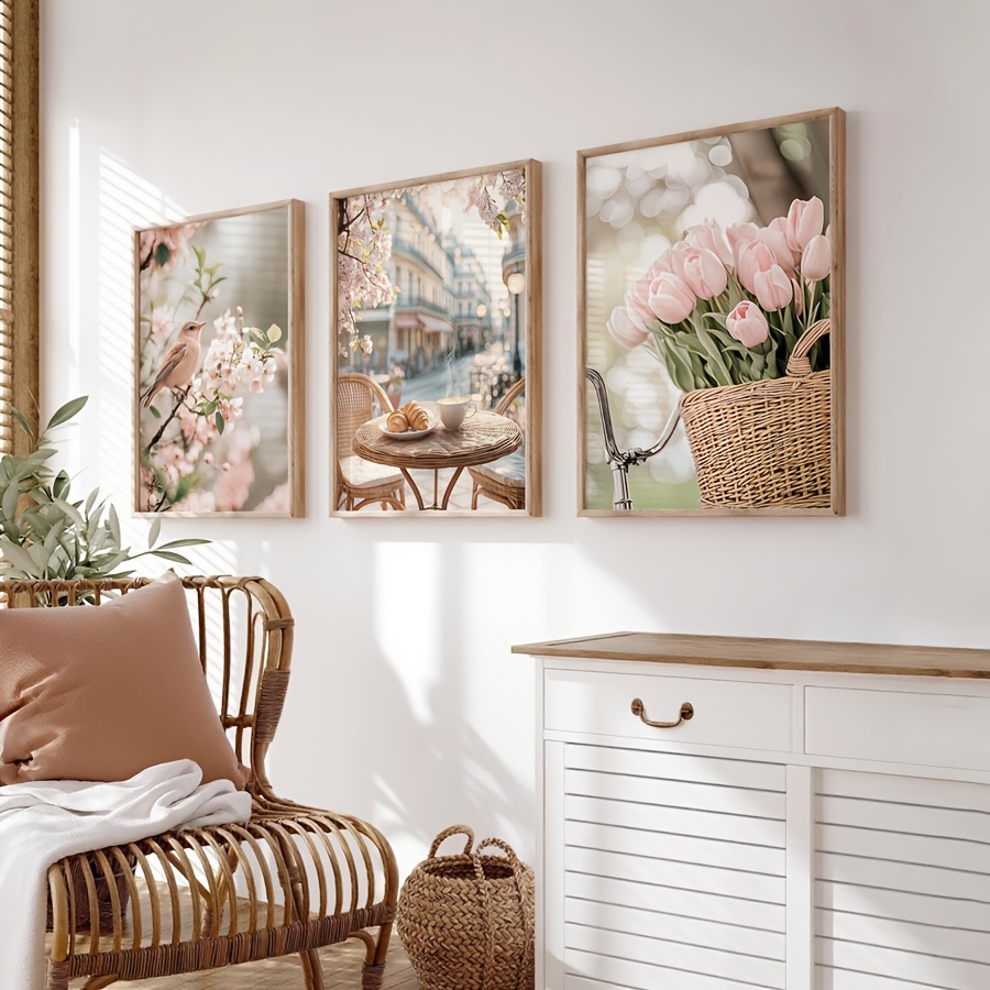 3pcs/set Romantic Paris Street - Home Decor Tulip review and price