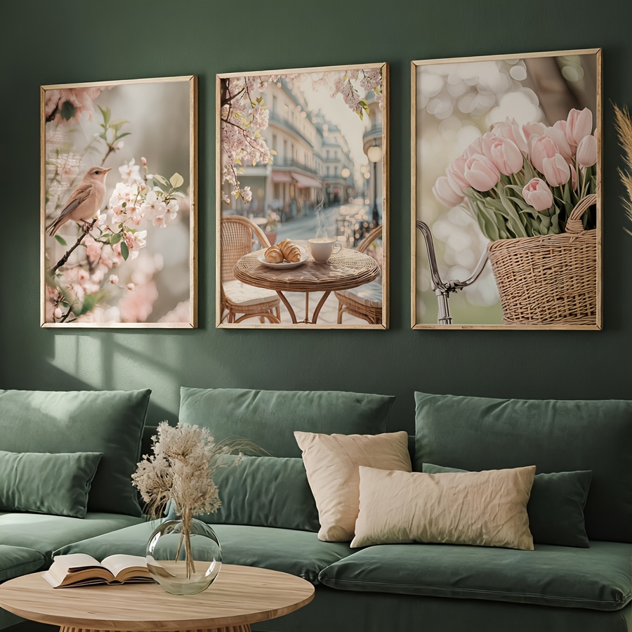 3pcs/set Romantic Paris Street - Home Decor Tulip review and price