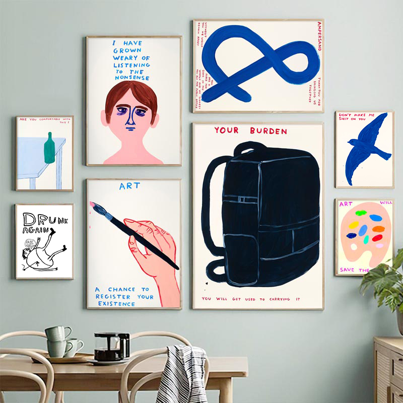 David Shrigley Posters Humorou - Home Decor Vietnam review and price