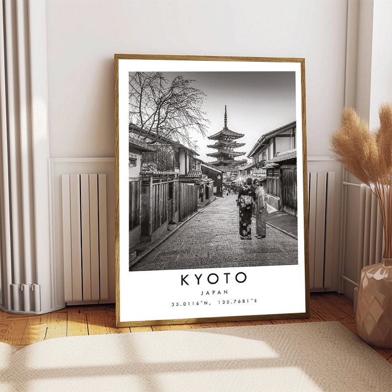 Black White Travel City Poster - Home Decor Dubai review and price
