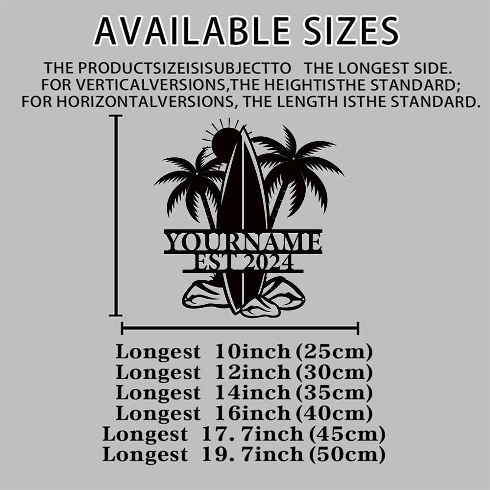 Customized Universal Surfboard - Home Decor Names review and price