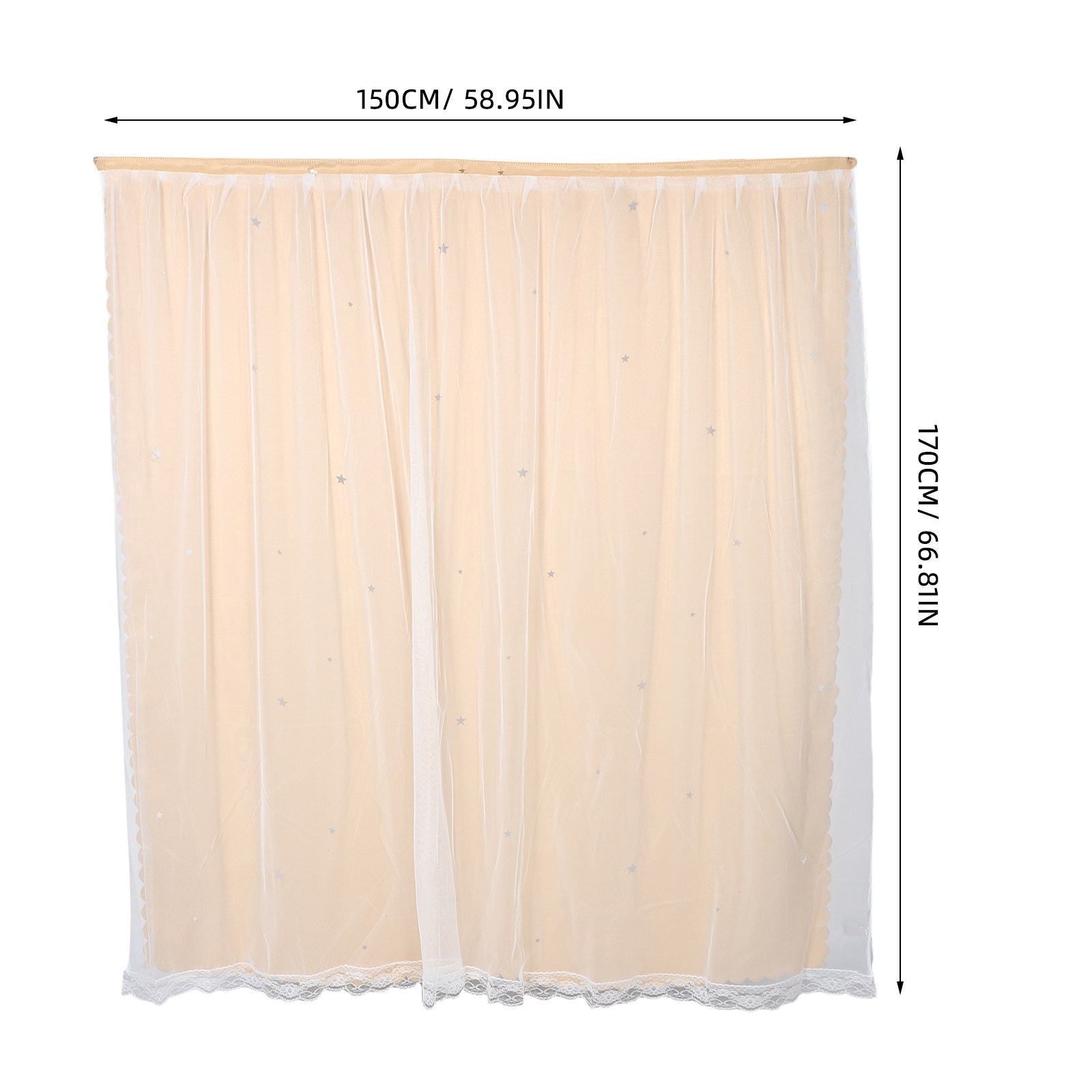 Star Hollow Pattern Blackout C - Home Decor Curtain review and price